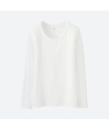 UNIQLO | スーピマコットンモダールクルーネックT(長袖)(Tシャツ/カットソー)