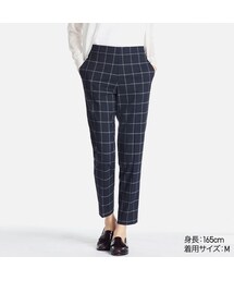 UNIQLO | スマートスタイルアンクルパンツ（ウィンドウペン）(その他パンツ)