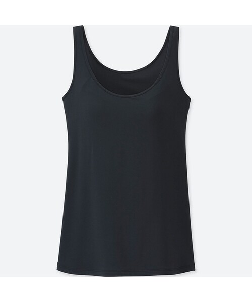 UNIQLO（ユニクロ）の「エアリズムブラタンクトップ（ブラジャー・レディース・NAVY 69/BEIGE 32/WHITE 00/BLACK 09・S/3XL/XXL/L/XS/M/XL）」の2枚目の写真