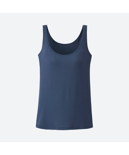 UNIQLO（ユニクロ）の「エアリズムブラタンクトップ（ブラジャー・レディース・NAVY 69/BEIGE 32/WHITE 00/BLACK 09・S/3XL/XXL/L/XS/M/XL）」の4枚目の写真