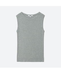 UNIQLO | UVカットリブノースリーブセーター(ニット/セーター)