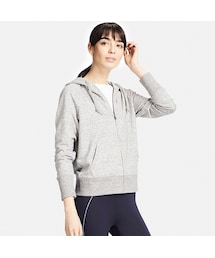 UNIQLO | スウェットフルジップパーカ（長袖）(パーカー)