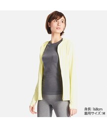 UNIQLO | エアリズムUVカットメッシュフルジップパーカ(長袖)(パーカー)