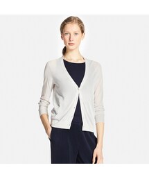 UNIQLO | ライトVネックカーディガン（長袖）(ニット/セーター)