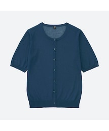【美品　完売品】UNIQLO U☆ニットポロカーディガン☆L☆黒 ☆新品☆ UNIQLO ユニクロ カーディガン Lサイズ - メルカリ