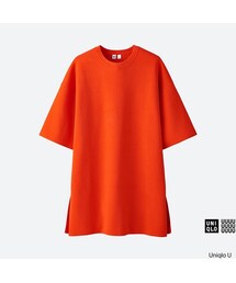 UNIQLO | ミラノリブクルーネックチュニック（5分袖）＋(ニット/セーター)