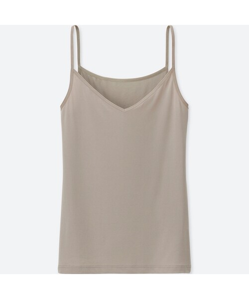 UNIQLO（ユニクロ）の「エアリズムキャミソール（その他アンダーウェア/インナー・レディース・WHITE 00/LIGHT PURPLE 70/BEIGE 32/NATURAL 30/LIGHT GREEN 50/NAVY 69/BLACK 09・XXL/XS/3XL/M/XL/L/S）」の3枚目の写真
