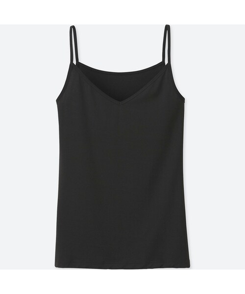UNIQLO（ユニクロ）の「エアリズムキャミソール（その他アンダーウェア/インナー・レディース・WHITE 00/LIGHT PURPLE 70/BEIGE 32/NATURAL 30/LIGHT GREEN 50/NAVY 69/BLACK 09・XXL/XS/3XL/M/XL/L/S）」の2枚目の写真
