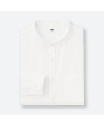 UNIQLO | エクストラファインコットンブロードスタンドカラーシャツ（長袖）(シャツ/ブラウス)
