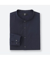 UNIQLO | エクストラファインコットンブロードスタンドカラーシャツ（長袖）(シャツ/ブラウス)