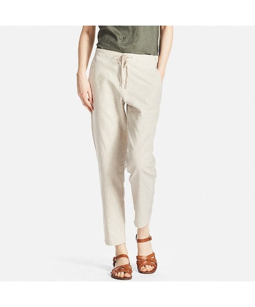 UNIQLO（ユニクロ）の「コットンリネンイージーパンツ＋EC