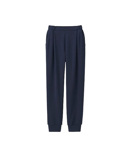 UNIQLO（ユニクロ）の「エアリズムアンクルパンツ（その他パンツ・レディース・GRAY 03/NAVY 69/BLACK 09・L/3XL/M/S/XL/XXL）」の3枚目の写真