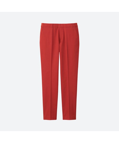 UNIQLO（ユニクロ）の「サテンアンクルパンツ＋EC（その他パンツ・レディース・NATURAL 30/NAVY 69/DARK ORANGE 28/BLACK 09/WHITE 00/BLUE 61・L/XL/S/3XL/M/XXL/XS）」の6枚目の写真