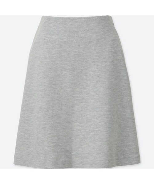 UNIQLO（ユニクロ）の「ハイウエストフレアミニスカート（スカート・レディース・YELLOW 42/OFF WHITE 01/BLACK 09/GRAY 03/BLUE 67・M/L/XXL/XS/S/XL）」の4枚目の写真