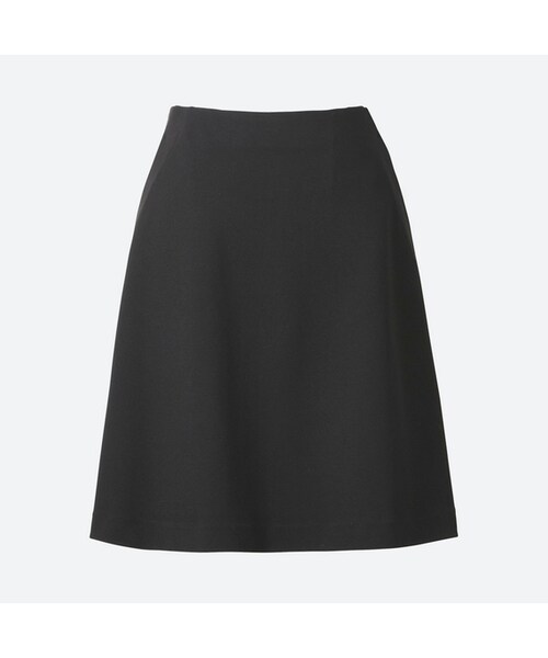 UNIQLO（ユニクロ）の「ハイウエストフレアミニスカート（スカート・レディース・YELLOW 42/OFF WHITE 01/BLACK 09/GRAY 03/BLUE 67・M/L/XXL/XS/S/XL）」の3枚目の写真