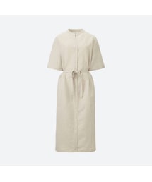 UNIQLO | リネンコットンシャツワンピース（半袖）(ワンピース)