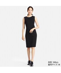 UNIQLO | ポンチワンピース（ノースリーブ）＋EC(ワンピース)