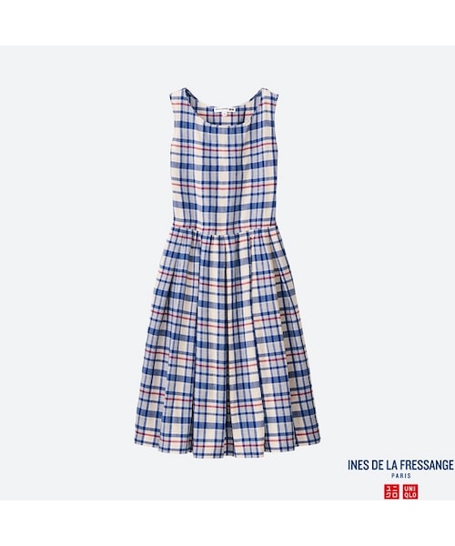 ユニクロ ユニクロ の リネンコットンワンピース ノースリーブ ワンピース Wear
