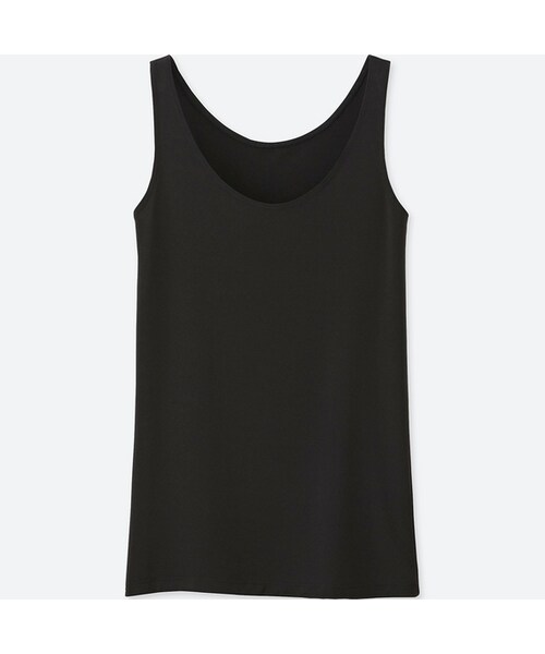 UNIQLO（ユニクロ）の「エアリズムタンクトップ（その他アンダーウェア/インナー・レディース・LIGHT GREEN 50/PURPLE 71/BLACK 09/LIGHT ORANGE 20/GRAY 03/WHITE 00/NATURAL 30/NAVY 69・3XL/XXL/XL/M/L/S/XS）」の3枚目の写真