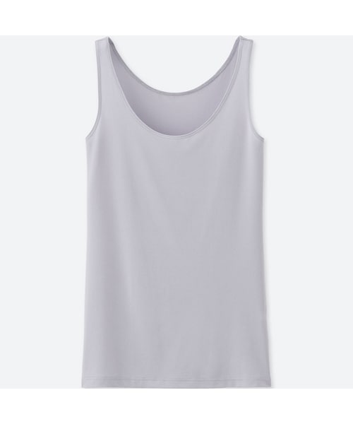 UNIQLO（ユニクロ）の「エアリズムタンクトップ（その他アンダーウェア/インナー・レディース・LIGHT GREEN 50/PURPLE 71/BLACK 09/LIGHT ORANGE 20/GRAY 03/WHITE 00/NATURAL 30/NAVY 69・3XL/XXL/XL/M/L/S/XS）」の4枚目の写真