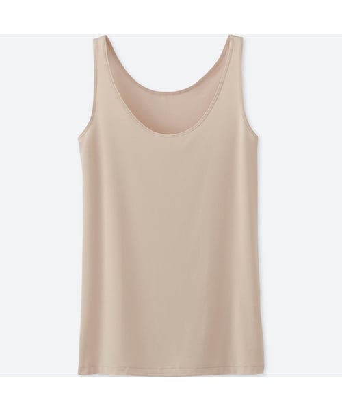 UNIQLO（ユニクロ）の「エアリズムタンクトップ（その他アンダーウェア/インナー・レディース・LIGHT GREEN 50/PURPLE 71/BLACK 09/LIGHT ORANGE 20/GRAY 03/WHITE 00/NATURAL 30/NAVY 69・3XL/XXL/XL/M/L/S/XS）」の5枚目の写真