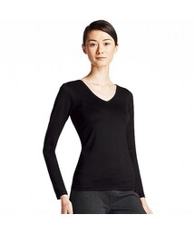 UNIQLO | ヒートテックVネックT（長袖）(その他トップス)