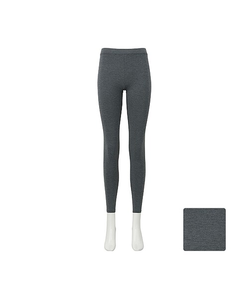 UNIQLO（ユニクロ）の「ヒートテックエクストラウォームレギンス（10分丈・極暖）（その他アンダーウェア/インナー・レディース・NAVY 69/BLACK 09/DARK GRAY 08・S/3XL/M/XL/L/XXL/XS）」の3枚目の写真