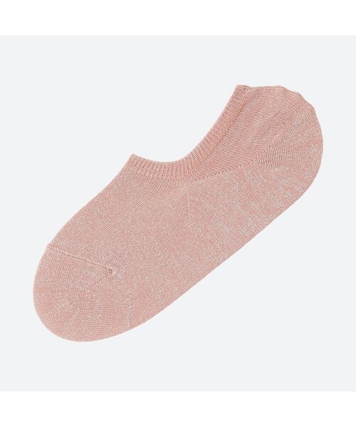 UNIQLO（ユニクロ）の「ベリーショートソックス（ラメ）（レギンス/スパッツ・レディース・BLACK 09/NAVY 69/PINK 11/GRAY 03・フリー）」の4枚目の写真