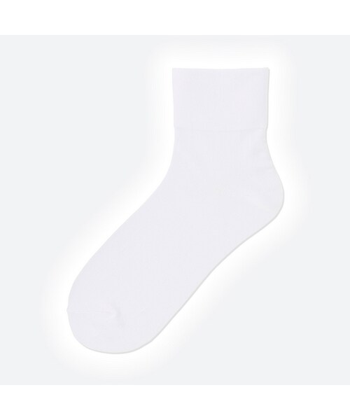 UNIQLO（ユニクロ）の「レギュラーソックス(テーパー)（レギンス/スパッツ・レディース・NAVY 69/WHITE 00/BLACK 09・フリー）」の2枚目の写真