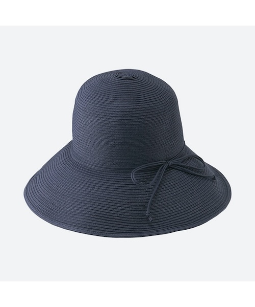 UNIQLO（ユニクロ）の「チューリップハット（ハット・レディース・NATURAL 30/NAVY 69/OFF WHITE 01・フリー）」の3枚目の写真