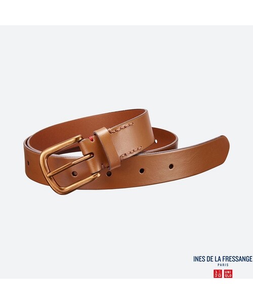 UNIQLO（ユニクロ）の「ワイドベルト＋E（ベルト・レディース・NAVY 69/DARK BROWN 38/BROWN 36・M/L）」の3枚目の写真