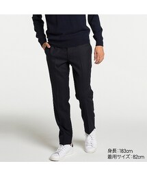 UNIQLO | ストレッチウールスリムフィットノータックパンツ（秋冬）(その他パンツ)