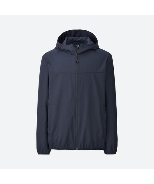 UNIQLO（ユニクロ）の「ポケッタブルパーカ（ブルゾン・メンズ・BLACK 09/GRAY 03/GREEN 53/NAVY 69・M/L/XL/S/XS/XXL/4XL/3XL）」の4枚目の写真