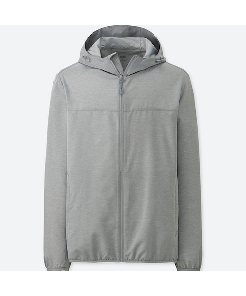 UNIQLO（ユニクロ）の「ポケッタブルパーカ（ブルゾン・メンズ・BLACK 09/GRAY 03/GREEN 53/NAVY 69・M/L/XL/S/XS/XXL/4XL/3XL）」の2枚目の写真