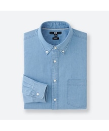 UNIQLO | デニムスリムフィットシャツ（長袖）＋E(シャツ/ブラウス)