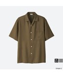 ユニクロ | オープンカラーシャツ（半袖）(襯衫)