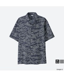 UNIQLO | オープンカラーシャツ（柄・半袖）(シャツ/ブラウス)