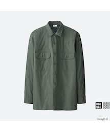 UNIQLO | コットンワークシャツ（長袖）(シャツ/ブラウス)