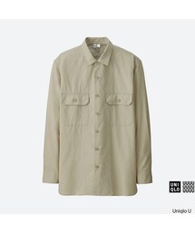 UNIQLO | コットンワークシャツ（長袖）(シャツ/ブラウス)