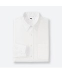 ユニクロ | ファインクロスブロードシャツ（長袖）(襯衫)