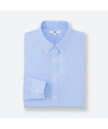 UNIQLO | ファインクロスストライプシャツ（長袖）(シャツ/ブラウス)
