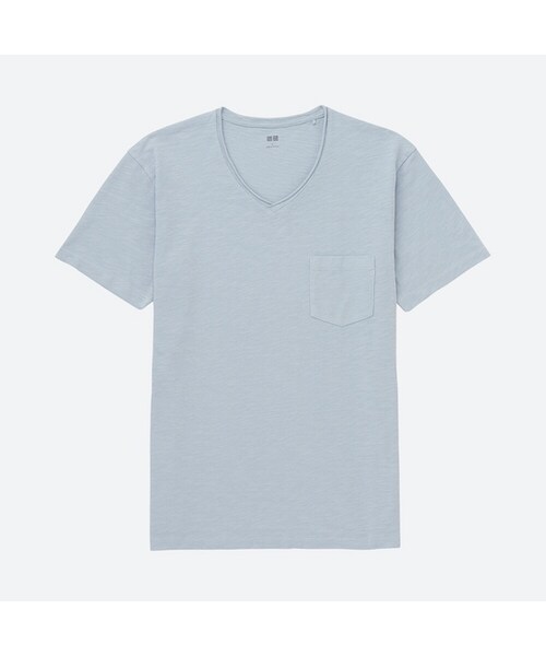 UNIQLO（ユニクロ）の「ウォッシュスラブVネックT（半袖）（Tシャツ