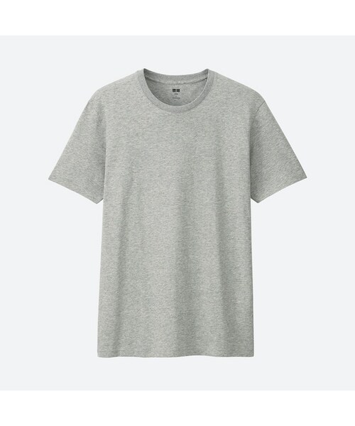UNIQLO（ユニクロ）の「スーピマコットンクルーネックT（半袖）（Tシャツ/カットソー・メンズ・BLUE 63/OLIVE 57/WHITE 00/BLACK 09/NAVY 69/ORANGE 22/DARK GRAY 08/GRAY 03・3XL/4XL/XL/XXL/L/M/S/XS）」の5枚目の写真