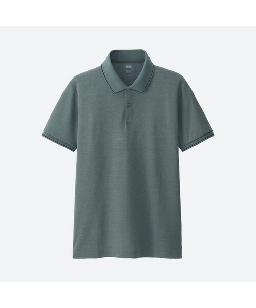 UNIQLO（ユニクロ）の「ドライEXポロシャツ（半袖）（ポロシャツ・メンズ・RED 17/WHITE 00/NAVY 69/GRAY 04/BLACK 09・L/4XL/S/XL/XXL/M/XS/3XL）」の4枚目の写真