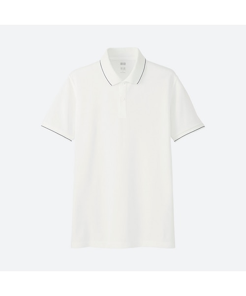 UNIQLO（ユニクロ）の「ドライEXポロシャツ（半袖）（ポロシャツ・メンズ・RED 17/WHITE 00/NAVY 69/GRAY 04/BLACK 09・L/4XL/S/XL/XXL/M/XS/3XL）」の2枚目の写真