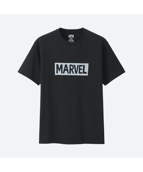 UNIQLO(ユニクロ)の「マーベルグラフィックT(半袖)(Tシャツ/カットソー・メンズ・BLACK 09/WHITE 00・XS/S/XL/M/XXL/3XL/L/4XL)」の1枚目の写真