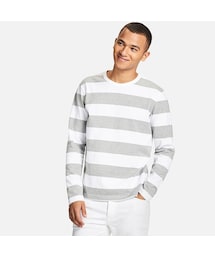 UNIQLO | ウォッシュボーダーT（長袖）(Tシャツ/カットソー)