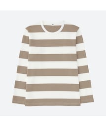 UNIQLO | ウォッシュボーダーT（長袖）(Tシャツ/カットソー)