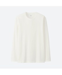 UNIQLO | スーピマコットンクルーネックT（長袖）＋E(Tシャツ/カットソー)