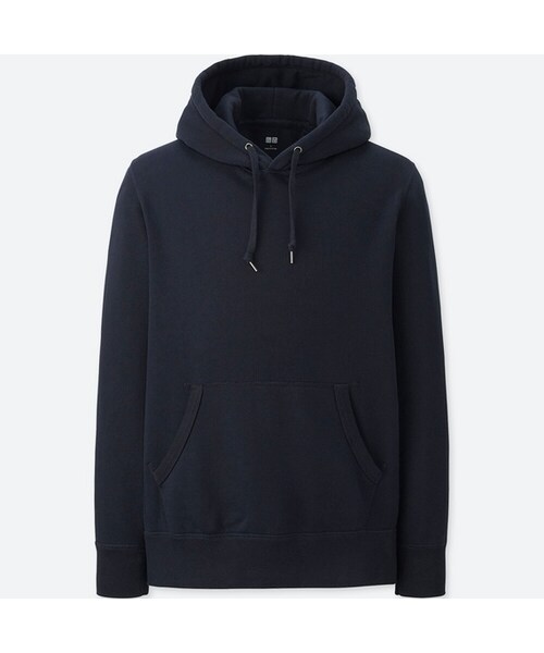 UNIQLO（ユニクロ）の「スウェットプルパーカ（長袖）（パーカー・メンズ・BLACK 09/GRAY 03/NAVY 69/WHITE 00・S/4XL/L/M/3XL/XL/XS/XXL）」の4枚目の写真